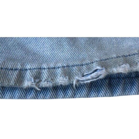 Pacsun 90s Baggy Cargo Jeans Y2K Mid Rise Light Wash 090223 Size 28 x 30 READ - Picture 8 of 9